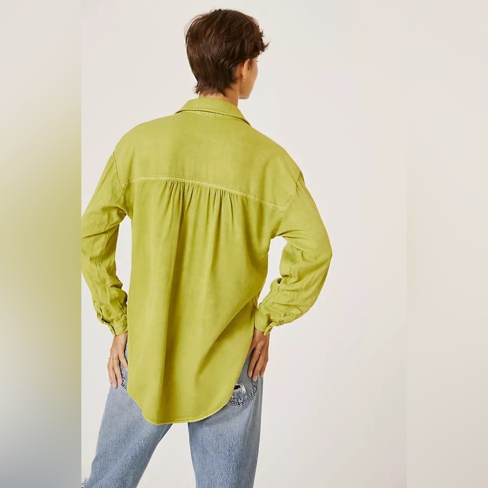 Pilcro The Bo Boyfriend Buttondown - Picture 2 of 12